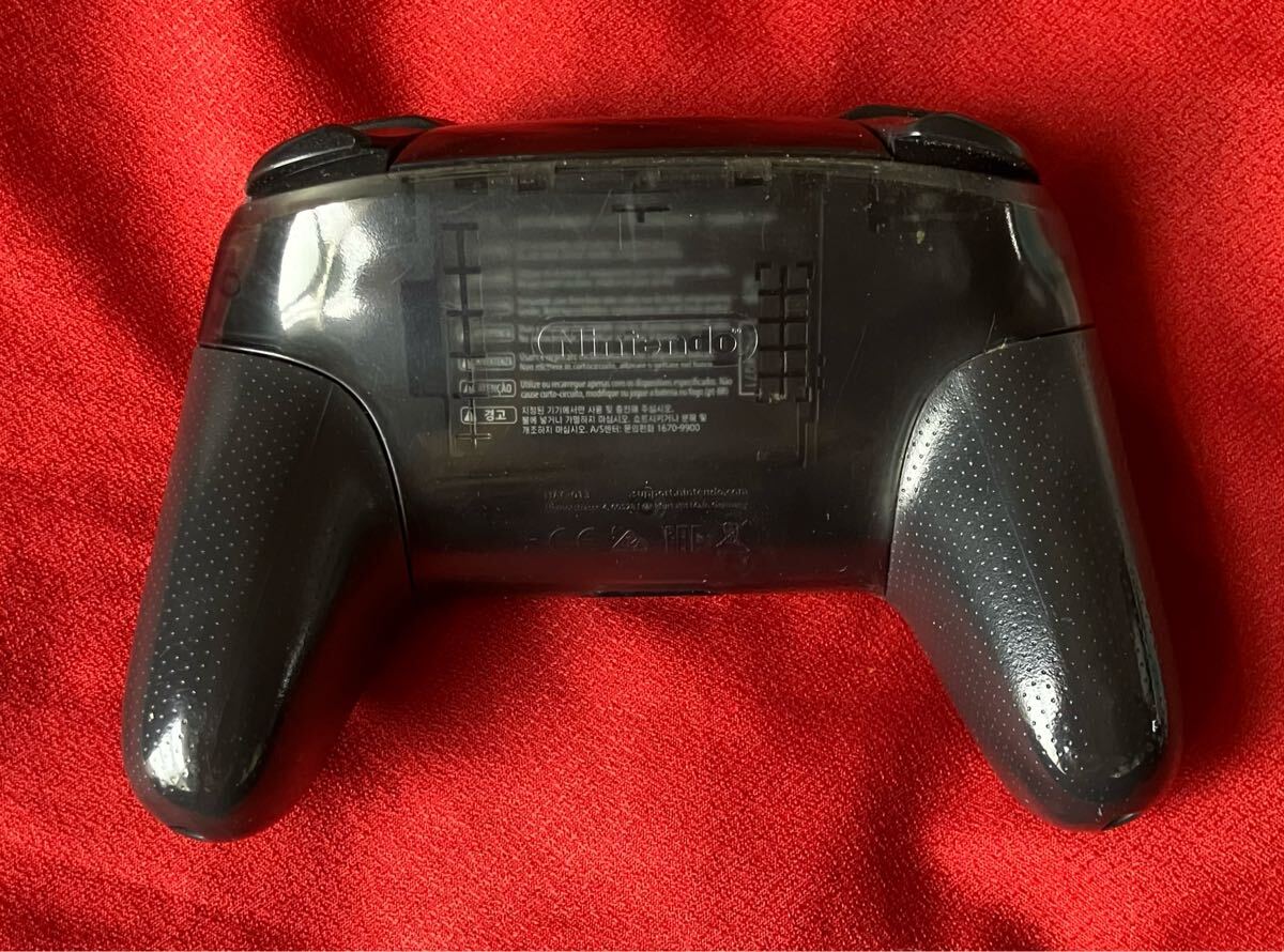 Nintendo Switch Pro контроллер чистый чёрный 