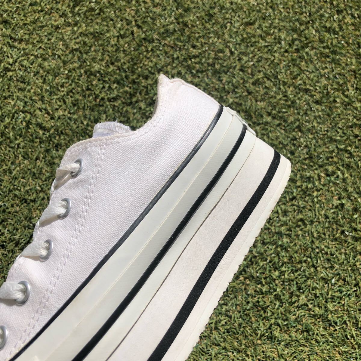 美品23 converse ALL STAR CHUNKYLINE OX コンバース 美品23 converse ALL STAR CHUNKYLINE OX コンバース