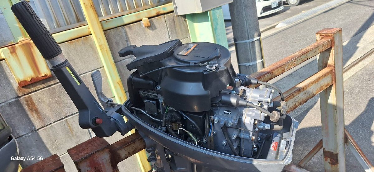 YAMAHA 2スト ヤマハ 9.9馬力船外機 S足 バーハンドル付き 2007 YAMAHA 2スト ヤマハ 9.9馬力船外機 S足 バーハンドル付き 2007