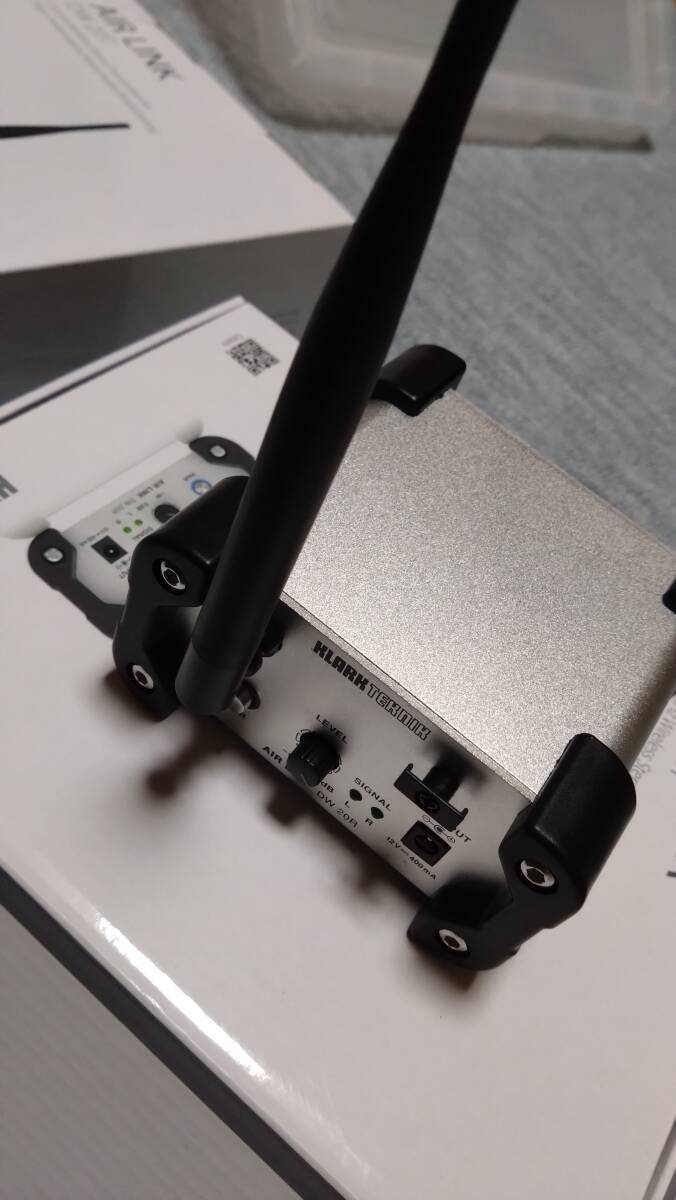 KLARK TEKNIK AIR LINK DW20T & DW20R 中古 送料無料 動作確認済 使用頻度少ない 2.4GHz ワイヤレス