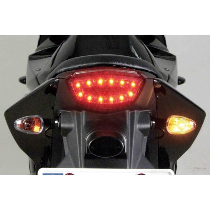 Dトラッカー125/KLX125(LX125C/D)用 ストリームラインウインカーセット(ブラックボディ/前後セット)|タケガワ/武川_画像5