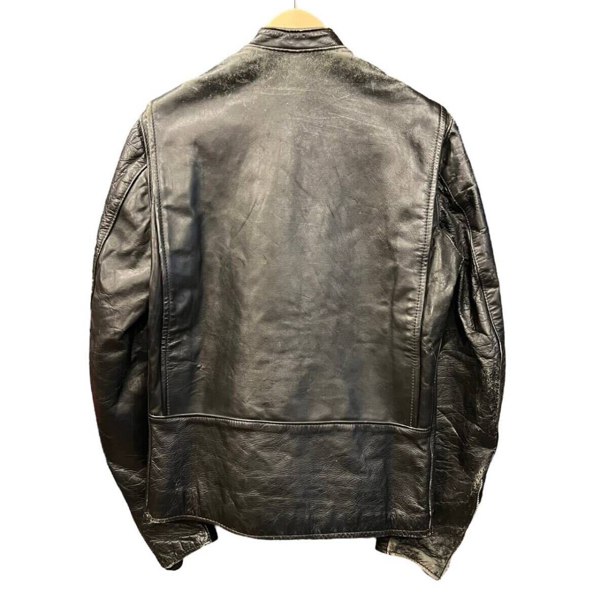 60s ビンテージ BROOKS ブルックス レザー シングル ライダース 60s ビンテージ BROOKS ブルックス レザー シングル ライダース