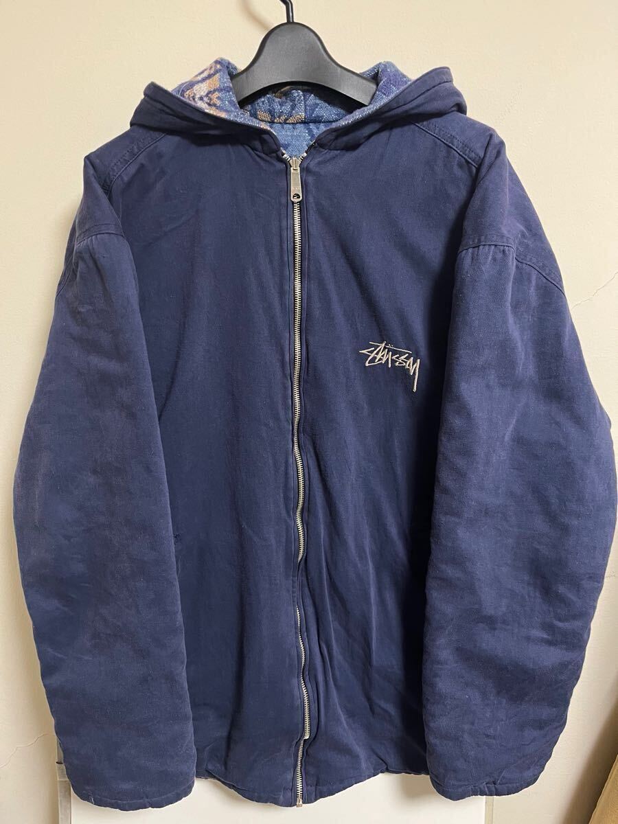 Special 80s 90s old stussy 黒タグ リバーシブル ジップ Special 80s 90s old stussy 黒タグ リバーシブル ジップ