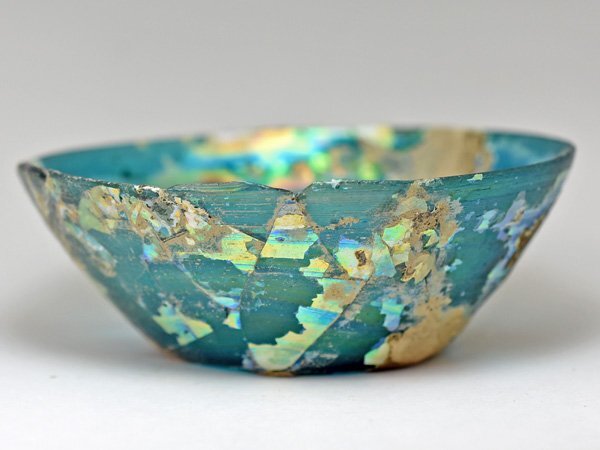 *. тяпка . tonbodama * супер выгода сломан! Древний Рим n стакан половина прозрачный изумруд голубой радуга цвет серебряный ..( калибр примерно 11.8Cm) серебряный .[ бесплатная доставка ][AB19043]