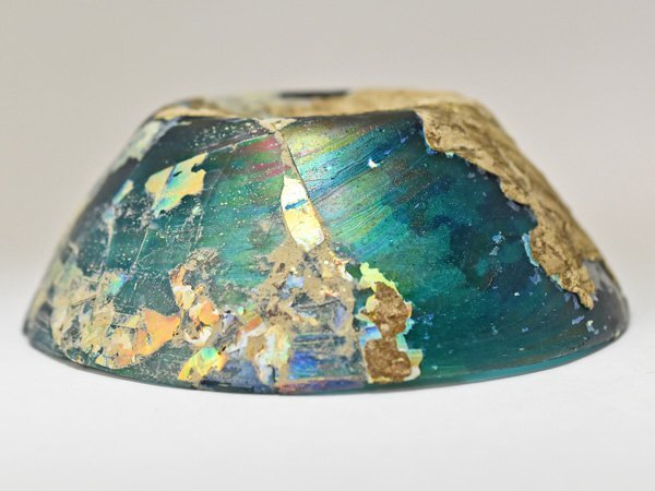 *. тяпка . tonbodama * супер выгода сломан! Древний Рим n стакан половина прозрачный изумруд голубой радуга цвет серебряный ..( калибр примерно 11.8Cm) серебряный .[ бесплатная доставка ][AB19043]