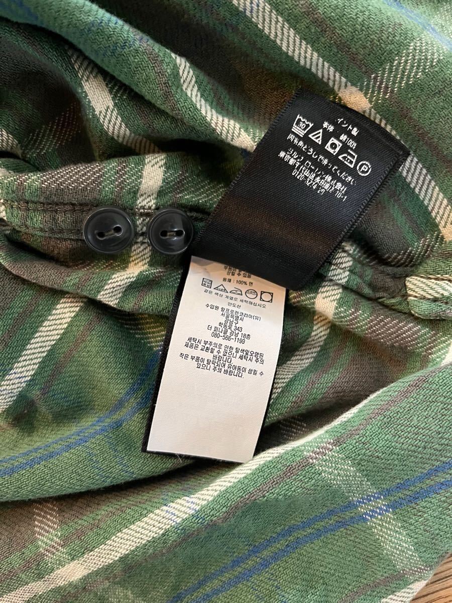 RRL × Ron Herman Check Work Shirt Mサイズ チェック ワーク RRL × Ron Herman Check Work Shirt Mサイズ チェック ワーク