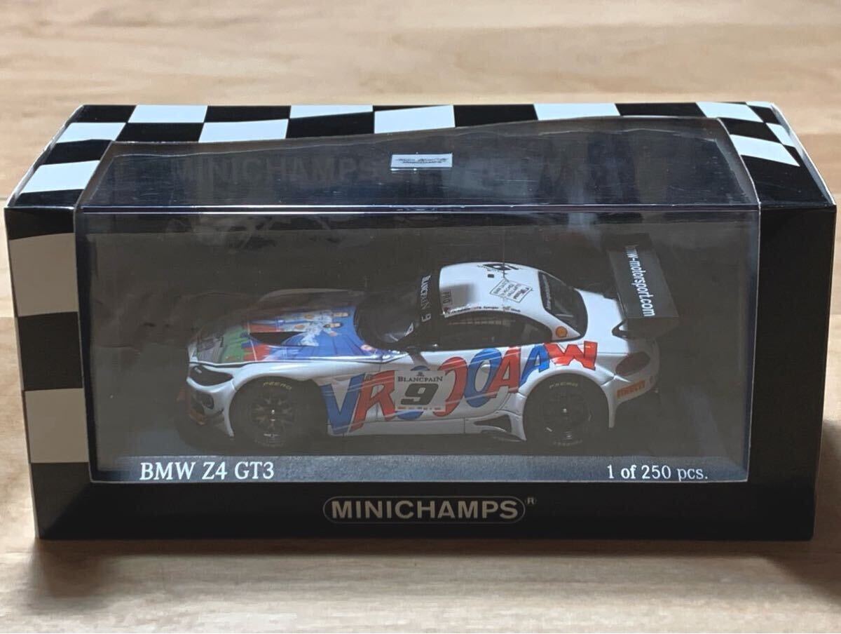 ミニチャンプス1/43 BMW Z4 GT3 BMW 2015 直筆サイン入り 新品:未開封】PMA ミニチャンプス 1/43 BMW Z4 GT3 ROAL