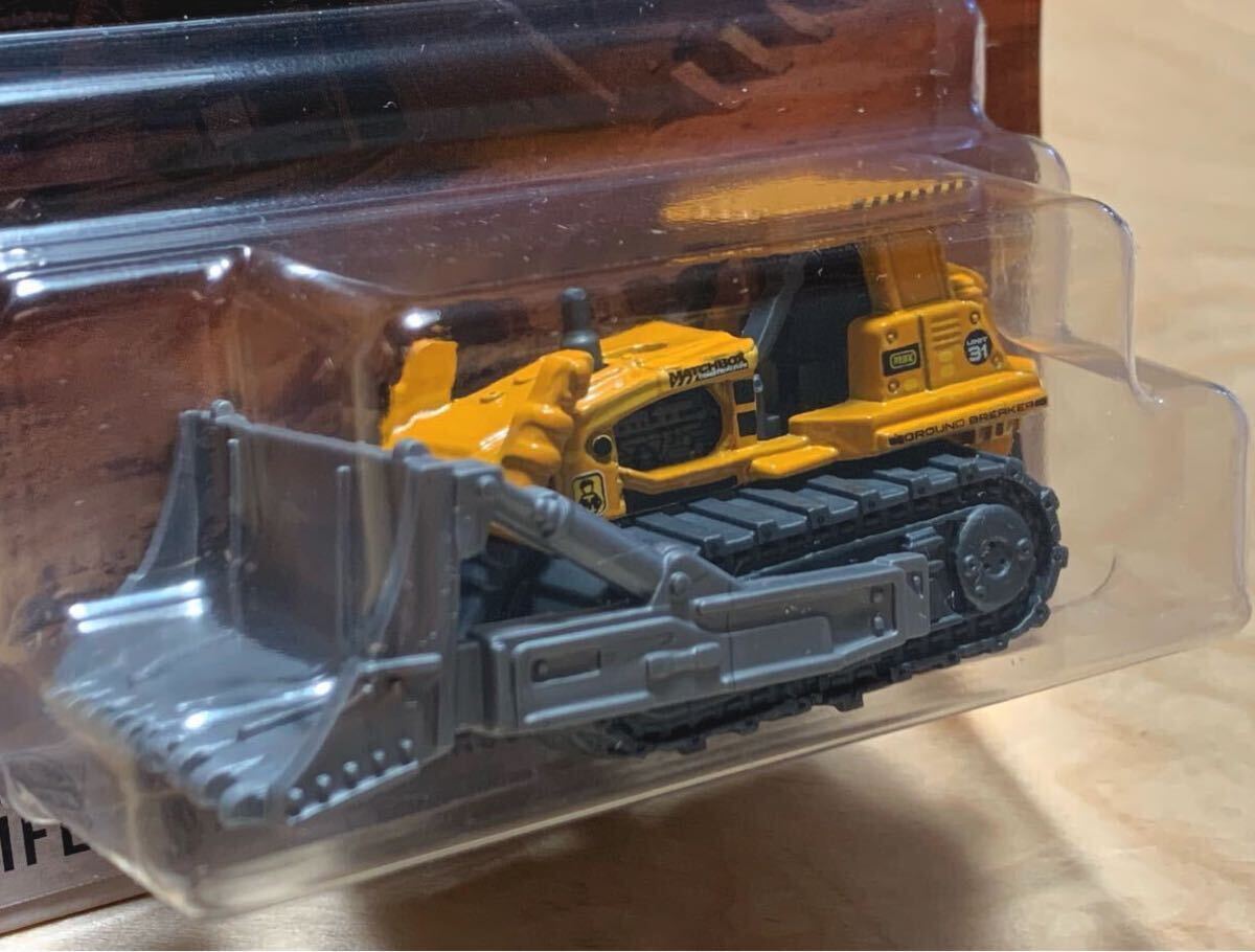 [ новый товар : нераспечатанный ]MATCHBOX Matchbox ground брейкер ( бульдозер ) / GROUND BREAKER (Bulldozer) [ желтый ]