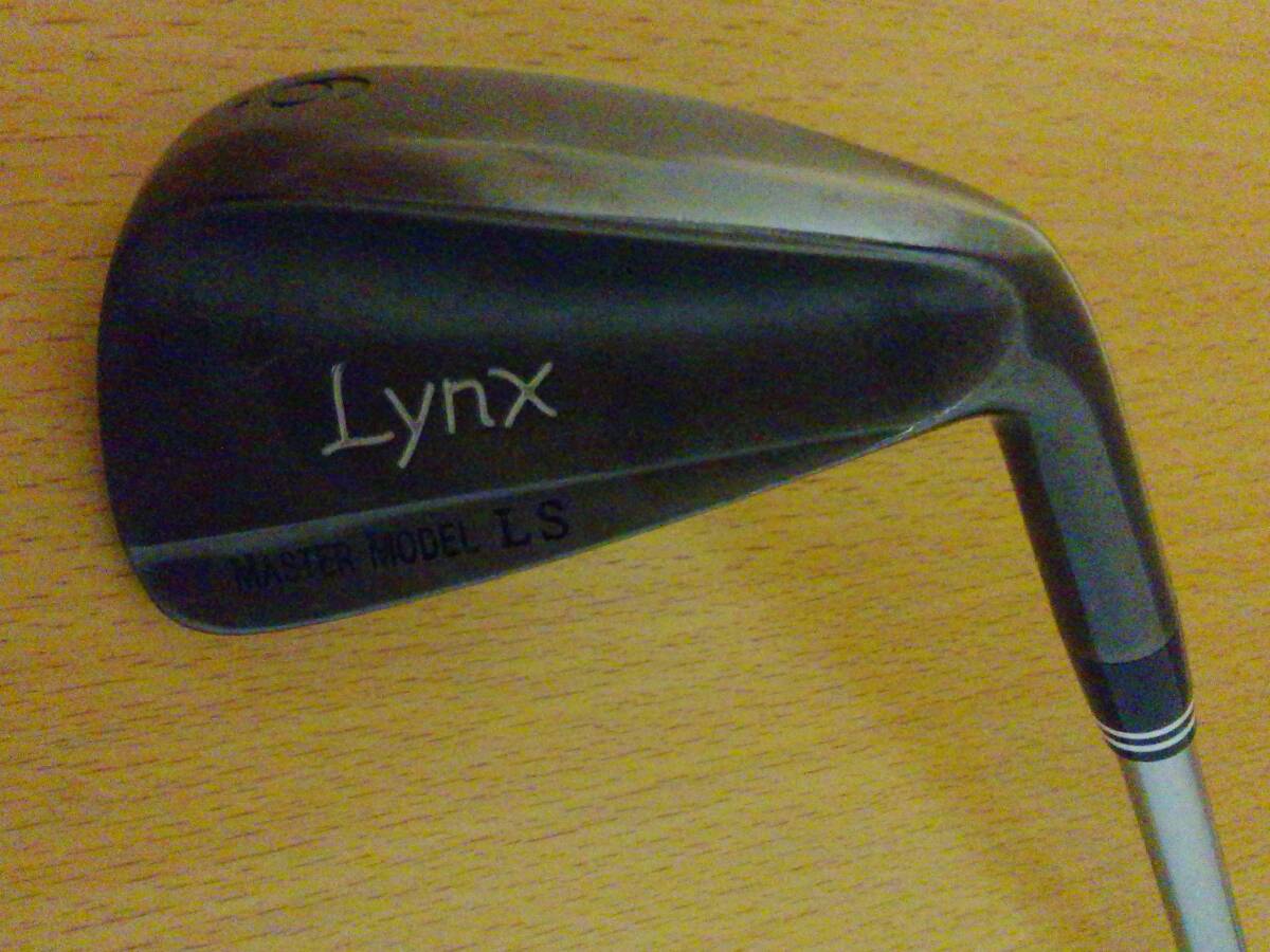 リンクス LYNX MASTER MODEL LS マスターモデル ブラック仕上げ 6番アイアン 6I オリジナルカーボン POWER TUNED R