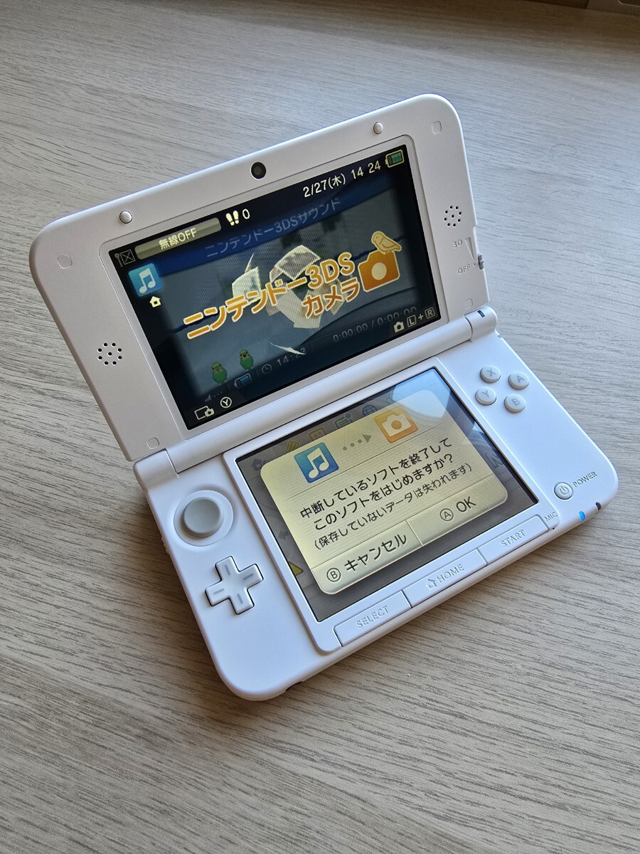 美品】ニンテンドー3DS LL ピンクホワイト 任天堂 NINTENDO