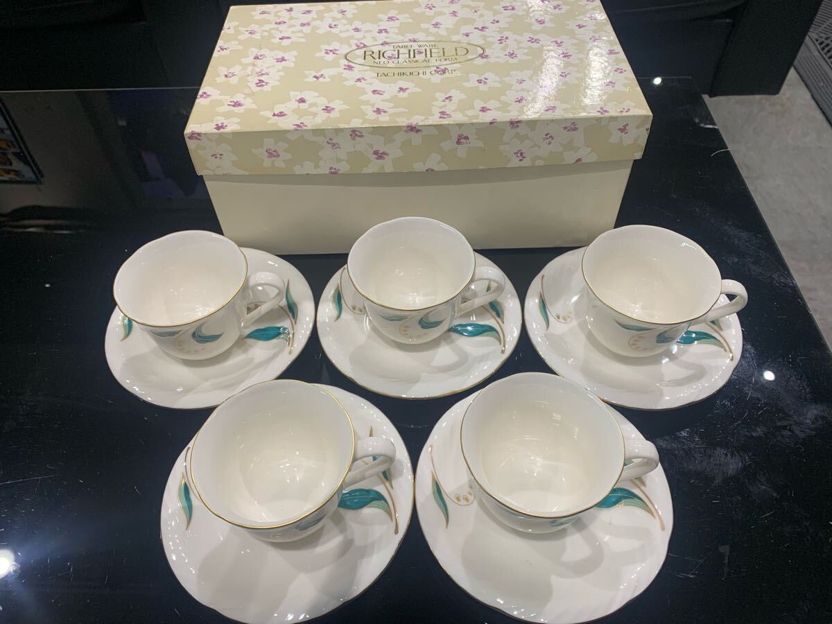 Noritake未使用 ティーコーヒーセット（ペア） 執念深く