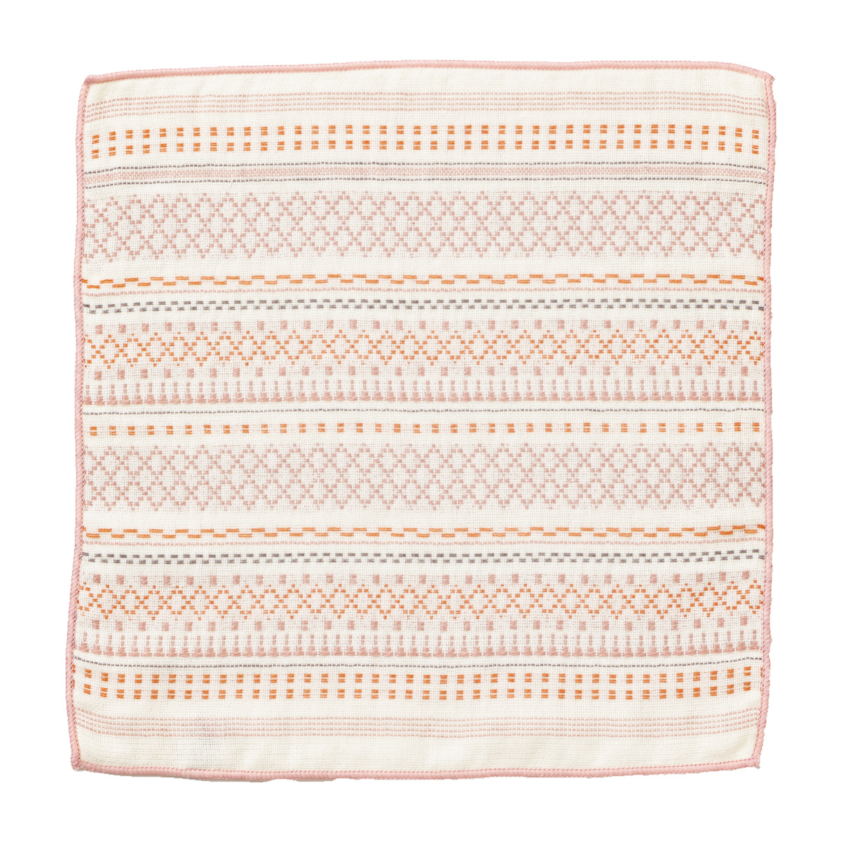 今治タオル ハンドタオル LE TISSU タオルハンカチ ハンカチ キカ柄 ピンク LT32082 PI ミニタオル 洗面 コットン キッチン_画像2