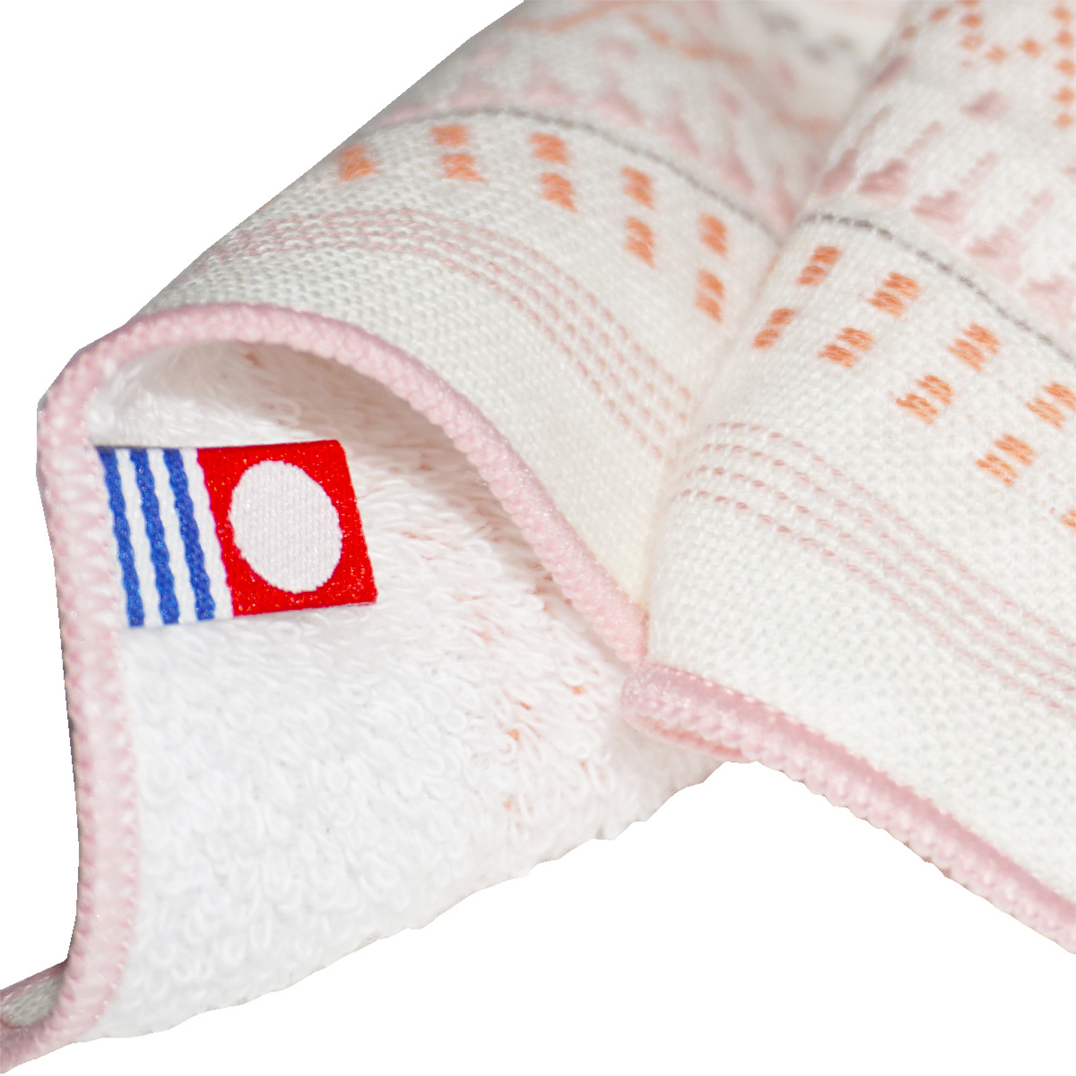 今治タオル ハンドタオル LE TISSU タオルハンカチ ハンカチ キカ柄 ピンク LT32082 PI ミニタオル 洗面 コットン キッチン_画像3