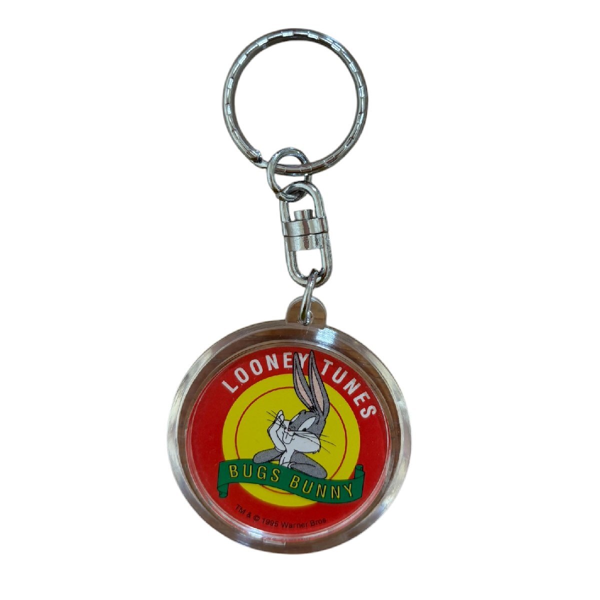 !_1995 год Looney Tune Bugs Bunny брелок для ключа Tokai Bank Novelty 