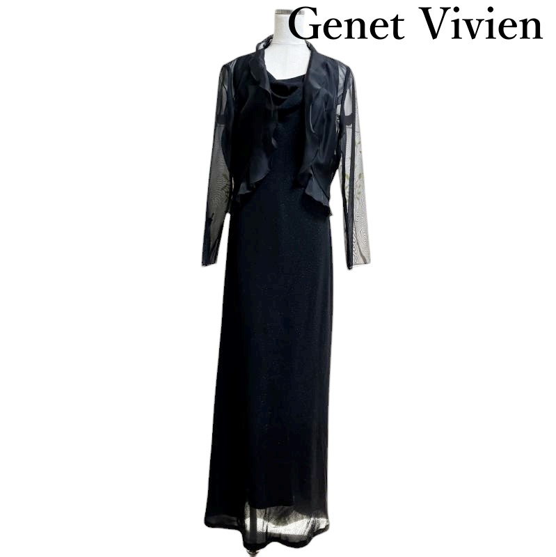 Genet Vivien ジュネビビアン レディース ロングドレス 羽織ブラウス 