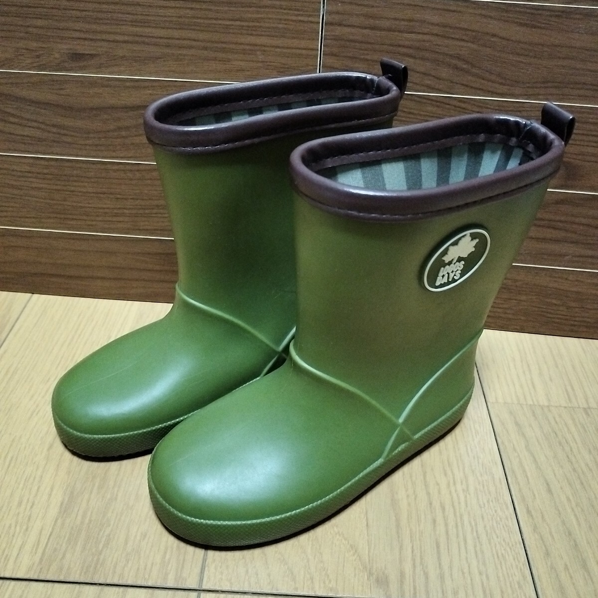 ▼ LOGOS DAYS≪長靴≫表記サイズ 17.0　LOGOS　ロゴス　カーキ系　レインブーツ　レインシューズ