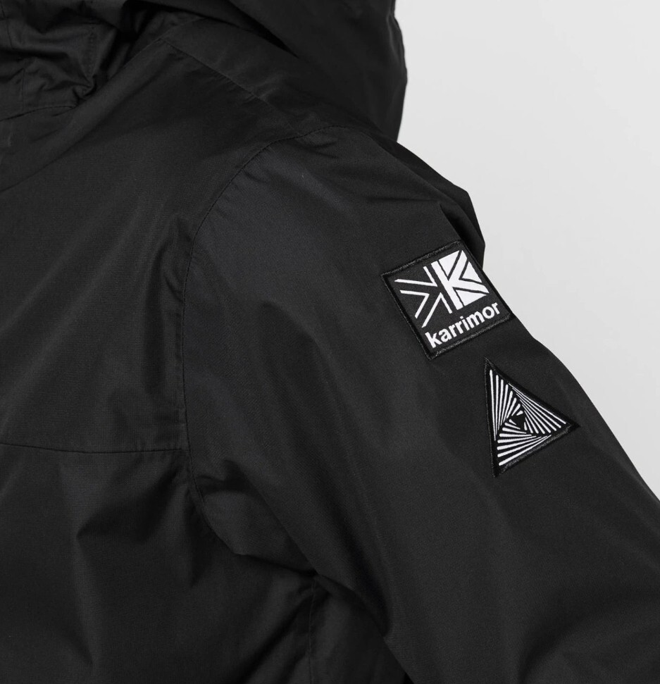 新品 Karrimor ブラック Eco レインジャケット 防風防水 黒 新品 Karrimor ブラック Eco レインジャケット 防風防水 黒