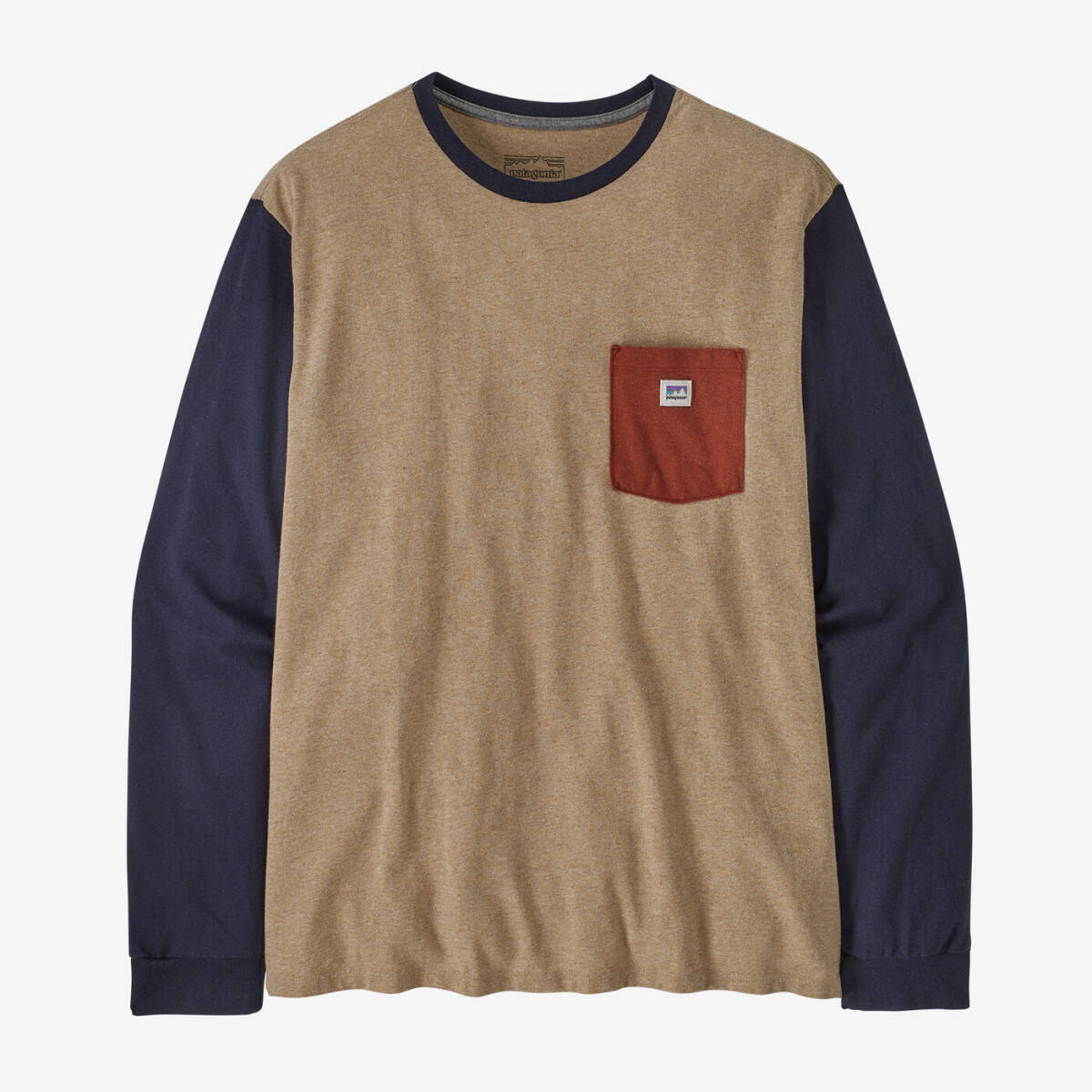パタゴニア　ロングスリーブ・ショップ・ステッカー・ポケット・レスポンシビリティー ＧＲＢＮ （ＸＬ）