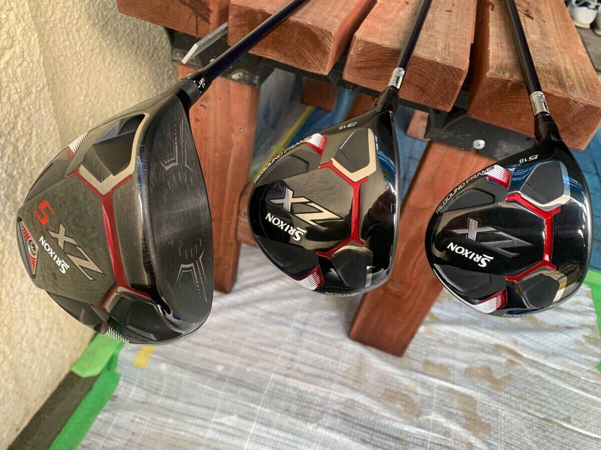 スリクソン　レフティ　1W、3W、5W 3本セット