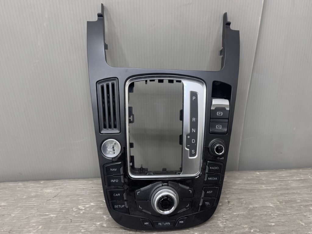 アウディ A4 アバント 右H (8KCDNF) シフトパネル スイッチ ナビコマンドシステムコントローラー 8T0 919 609 E WFX p051896