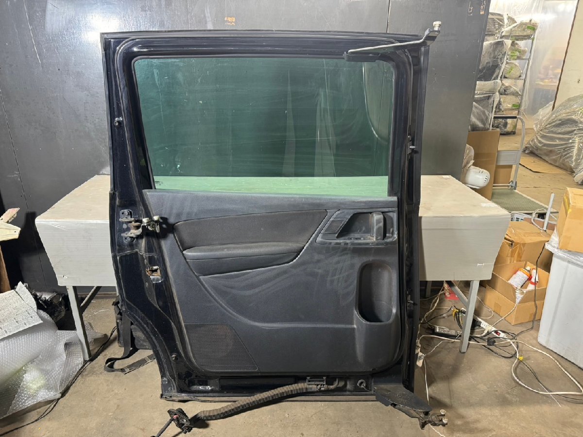 VW フォルクスワーゲン シャラン 純正 左 リア ドア ブラック系 Volkswagen SHARAN b4639-gyr_画像9