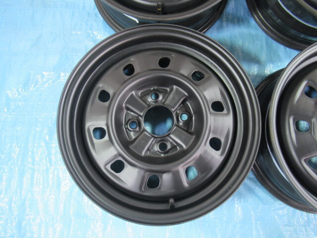 激安即決 歪みチェック済 バルブ新品 日産純正 鉄ホイール 40300-38F00 15-6J 4H/114.3 ET40 中古4本 シルビア セフィーロ ローレル Z01103