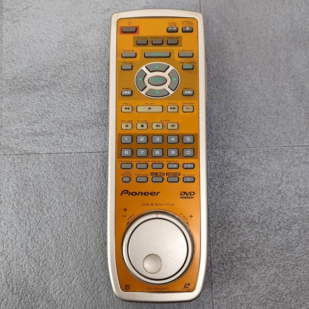 [ все кнопка люминесценция проверка settled ]Pioneer CU-DV027 дистанционное управление -la- дистанционный пульт DVL-919, DVL-H9 др. для Pioneer 