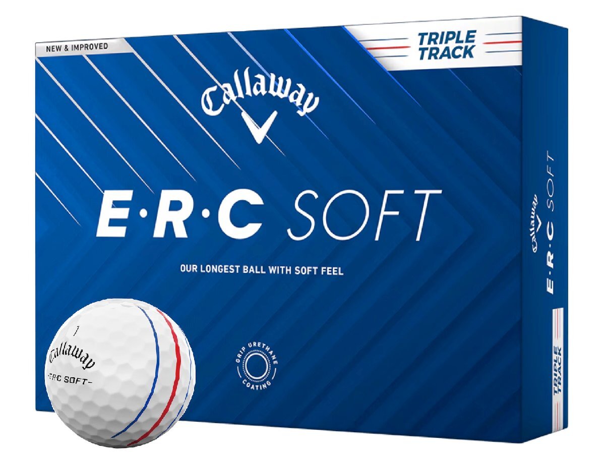 ★新品★キャロウェイ★2025 NEW★ERC SOFT ボール★トリプル?トラック★ホワイト★１ダース★日本正規(guī)品★