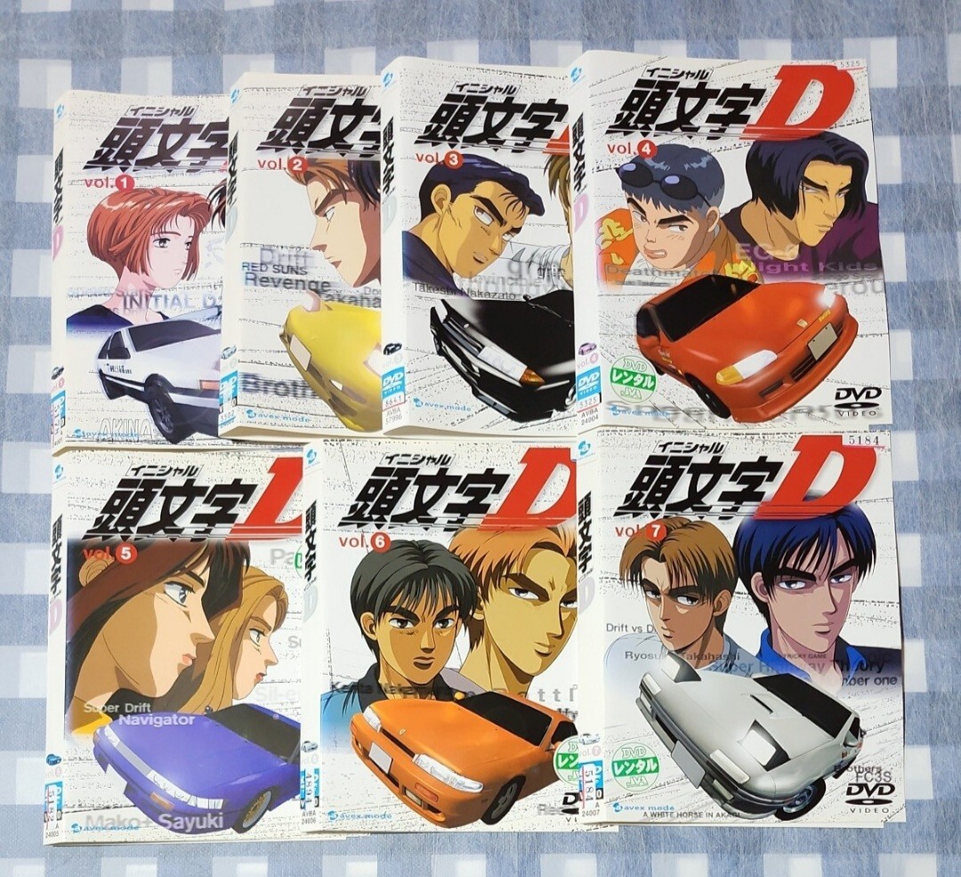 頭文字D 全7 レンタル落ち DVD