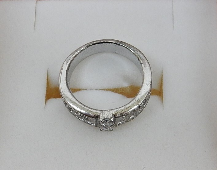 【未使用保管品】★Crossfor クロスフォー SV925 キュービックジルコニア リング★サイズ8号★汎用箱付_画像5