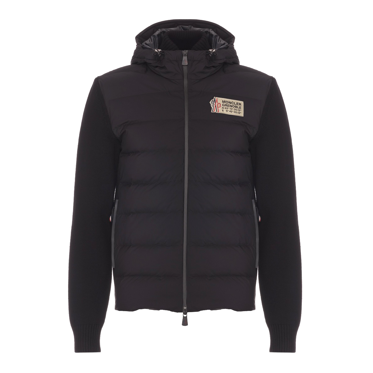 送料無料 15 MONCLER GRENOBLE モンクレール グルノーブル 9B00015 M1122 ブラック ブルゾン ダウン切替 size S
