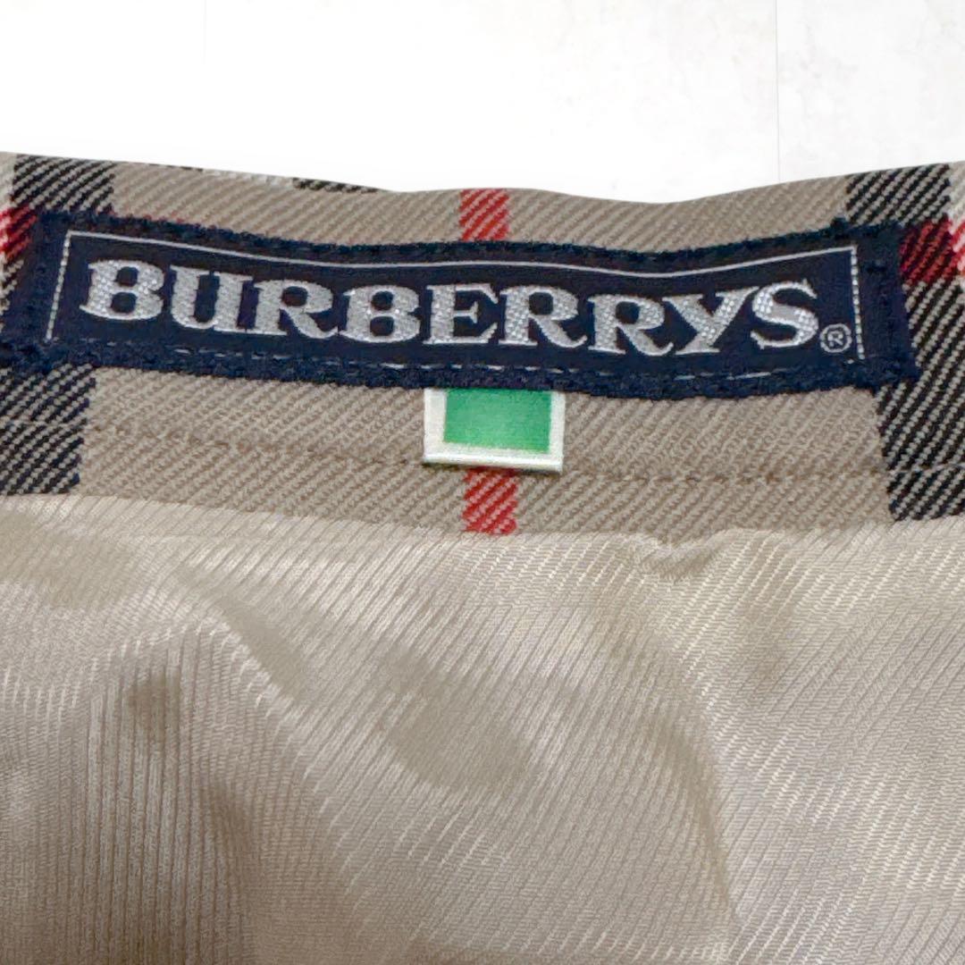 BURBERRYS バーバリーズ ウール プリーツスカート ノバチェック ヴィンテージ ベージュ レディース 9