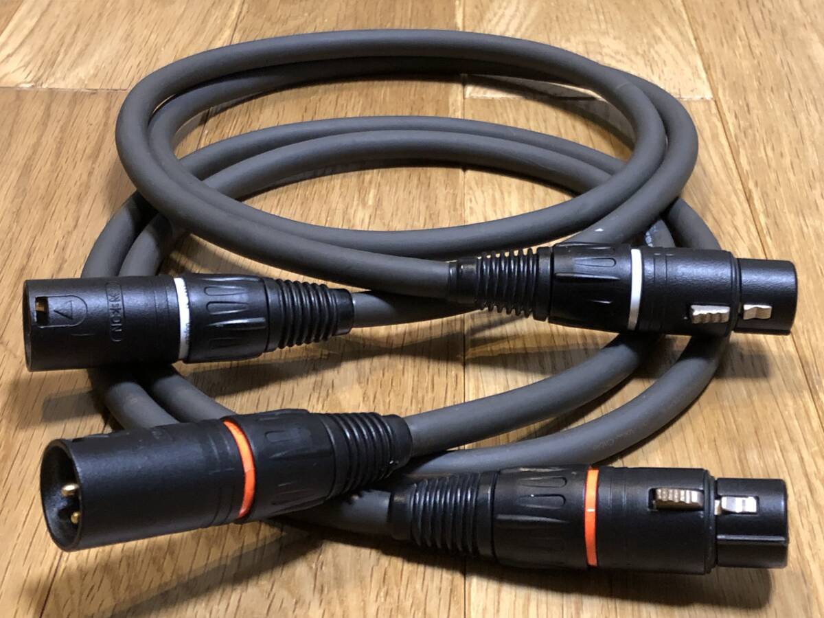 即決/送無 Ortofon オルトフォン 7n BC-100 超高純度銅=99,99999% 純血=7N-Cu(7 nine銅)のみで伝送 高純度の先駆者 HOT/COLD=対称/2芯 1ｍ
