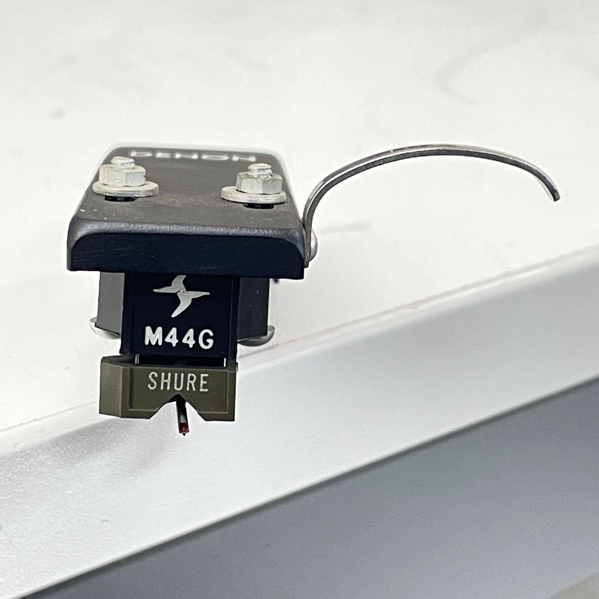 SHURE カートリッジ m44g ヘッドシェル 2本セット SHURE M44G ヘッドシェル+カートリッジ 2本セット