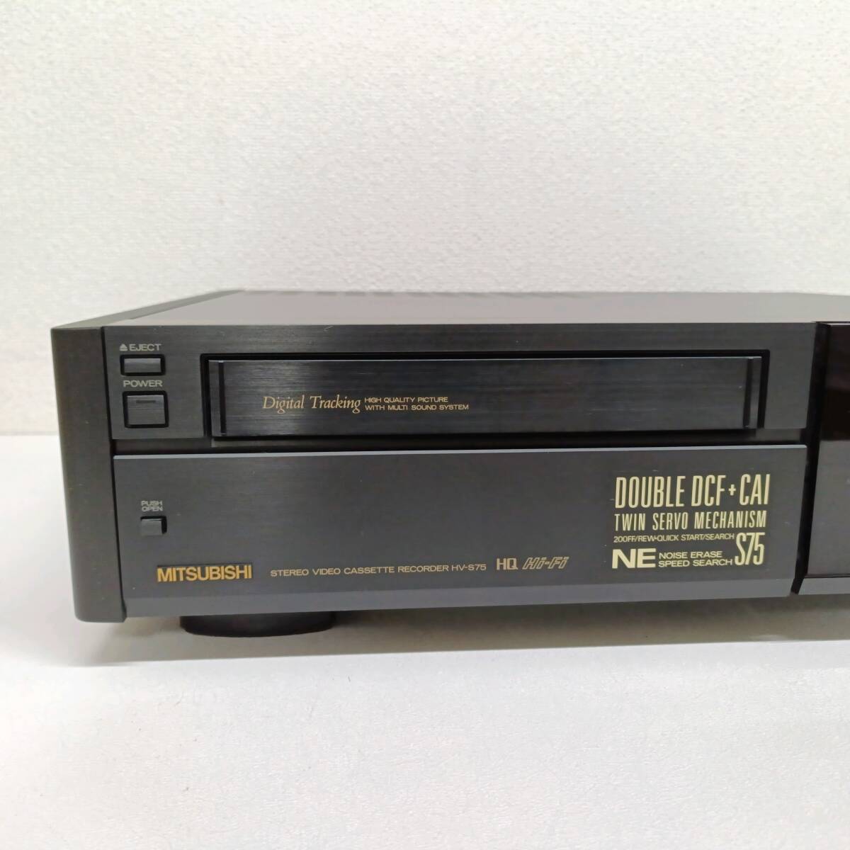 美品 MITSUBISHI 三菱 ビデオカセットレコーダー HV-S75 S-VHS 美品 MITSUBISHI 三菱 ビデオカセットレコーダー HV-S75 S-VHS