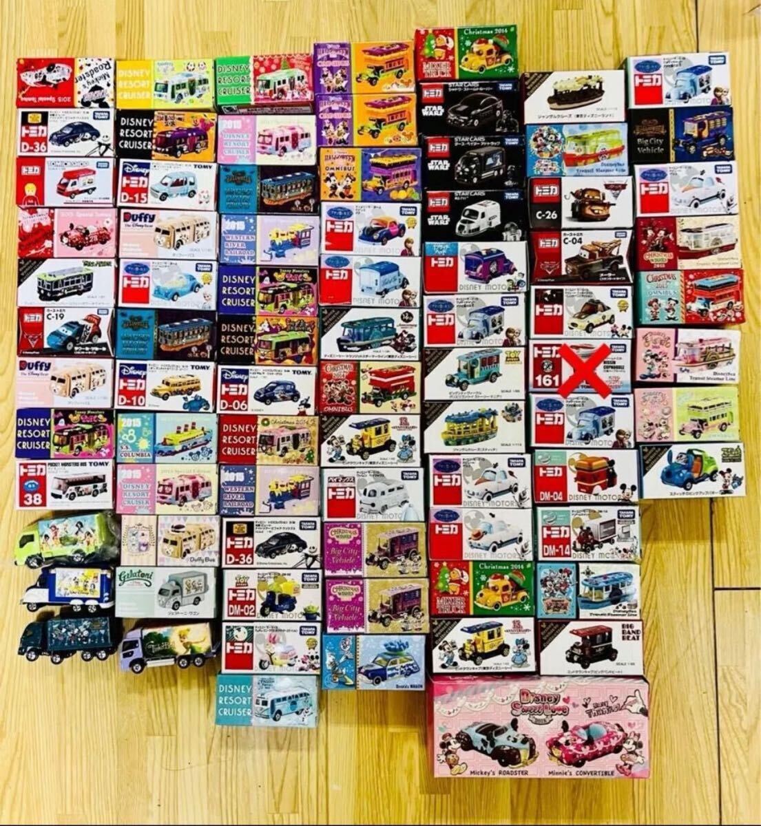 ディズニーランド・シー内購入トミカ おまとめ売り【80台+1台 ディズニーランド・シー内購入トミカ おまとめ売り【80台+1台