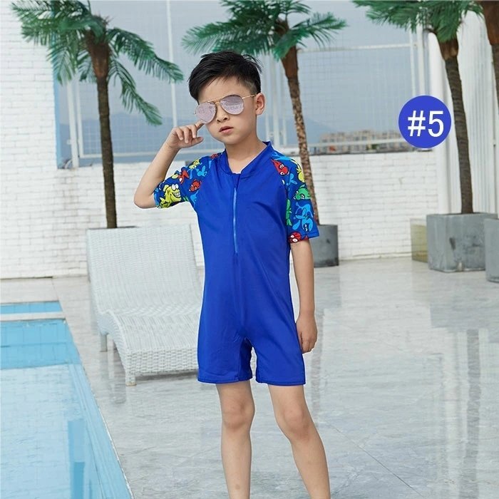 水著 キッズ 女の子 ガールズ水著 ワンピース スイムウエア ネイビー かわいい 子供水著 連體 サーフィンスーツ 日焼け止め ☆#1