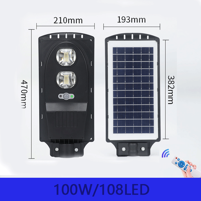 屋外照明 人感センサーライト防水 F6003 100W 1個 ソーラーライト 驚きの照射力 108LED 超高輝度 防犯ライト 庭先燈
