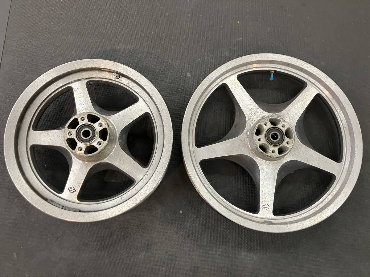 ハーレー 純正オプション キャストホイール F19/R16 00~03年 ハーレー 純正オプション キャストホイール F19/R16 00~03年