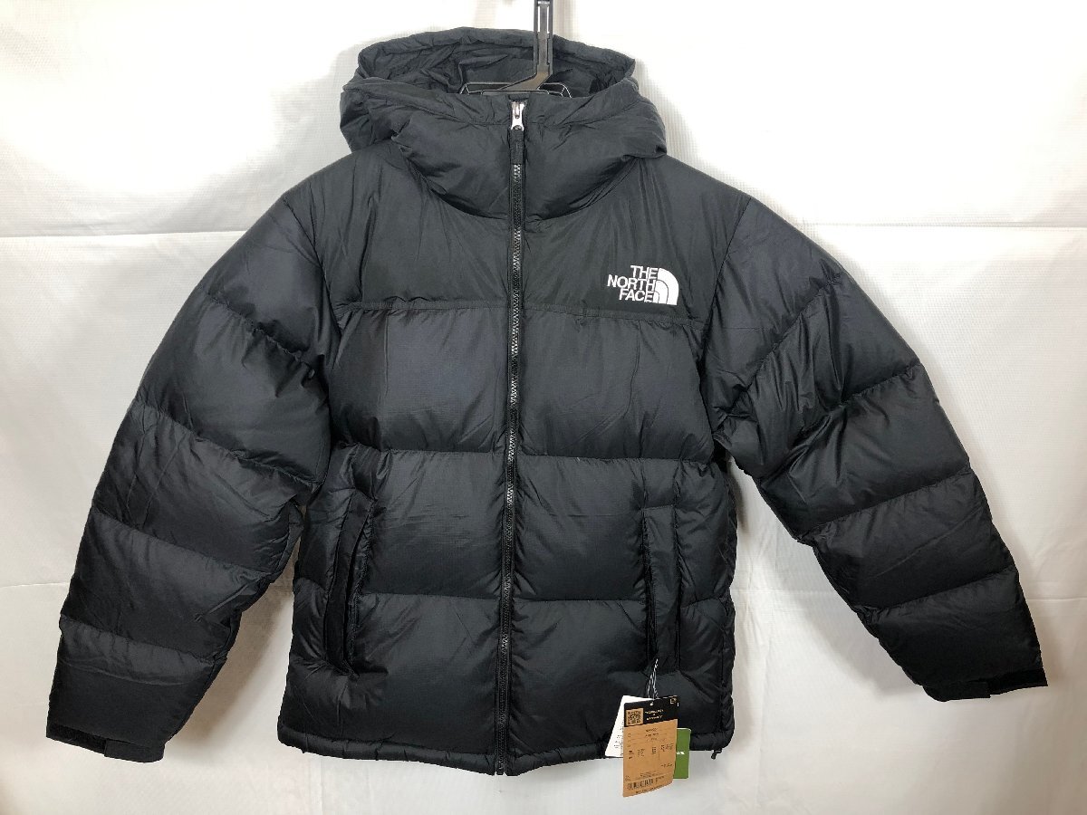 THE NORTH FACE ノースフェイス Nuptse Hoodie ヌプシフーディー ND92331 サイズ：L カラー：ブラック ダウンジャケット 良品 [65-0120-T2]