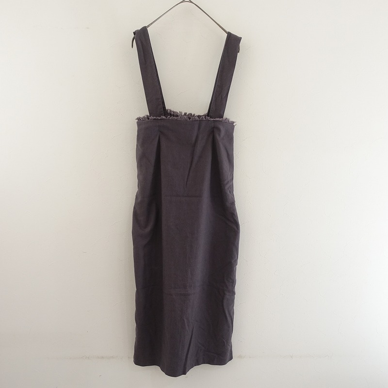 アイテムズアーバンリサーチ ITEMS URBAN RESEARCH *2wayペンシルジャンパースカート*Fロングフリンジ(sk33-2409-446)【41J42】