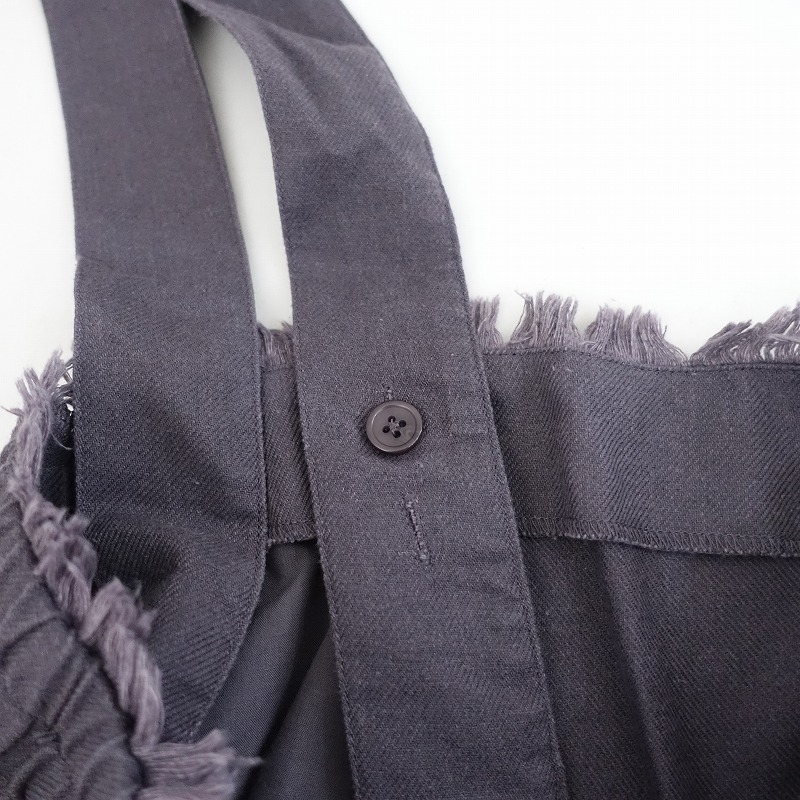 アイテムズアーバンリサーチ ITEMS URBAN RESEARCH *2wayペンシルジャンパースカート*Fロングフリンジ(sk33-2409-446)【41J42】