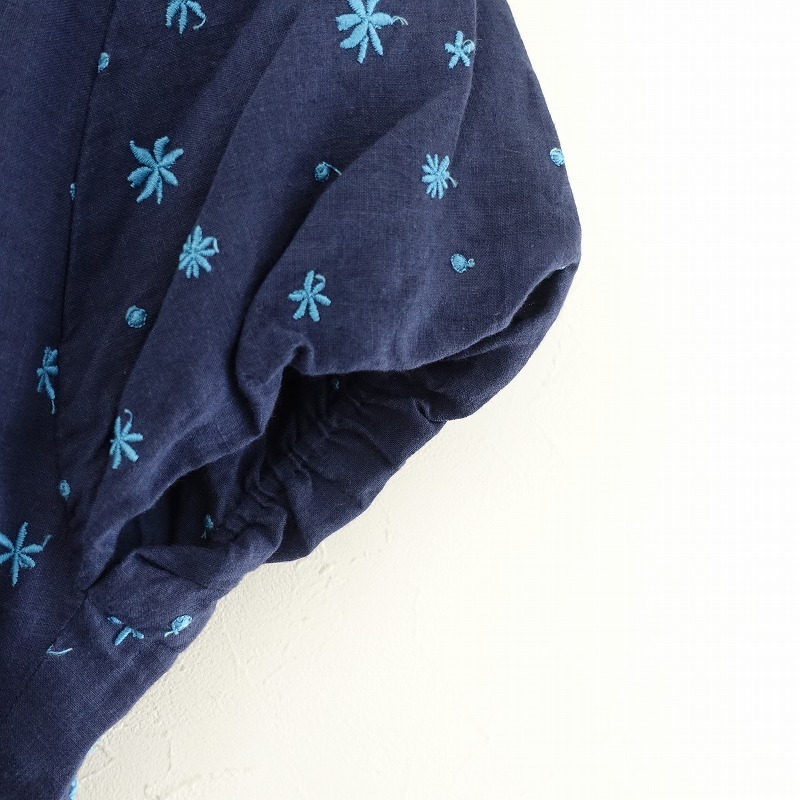 【美品/定価5.9萬】ミナペルホネン mina perhonen *京都anniversary hoshi hana bird ドレスワンピース*36(33-2410-530)【61K42】
