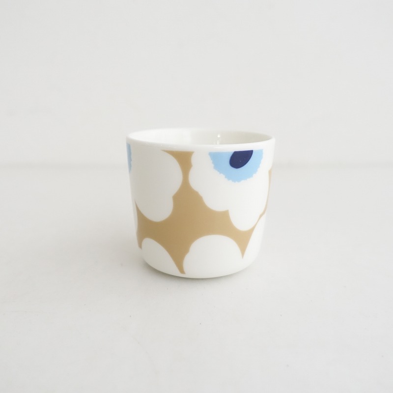 【北歐】美品/マリメッコ marimekko *UNIKKO ウニッコ ラテマグ*コップ食器ベージュキッチン【陶器】(wa23-2501-45)【61B52】