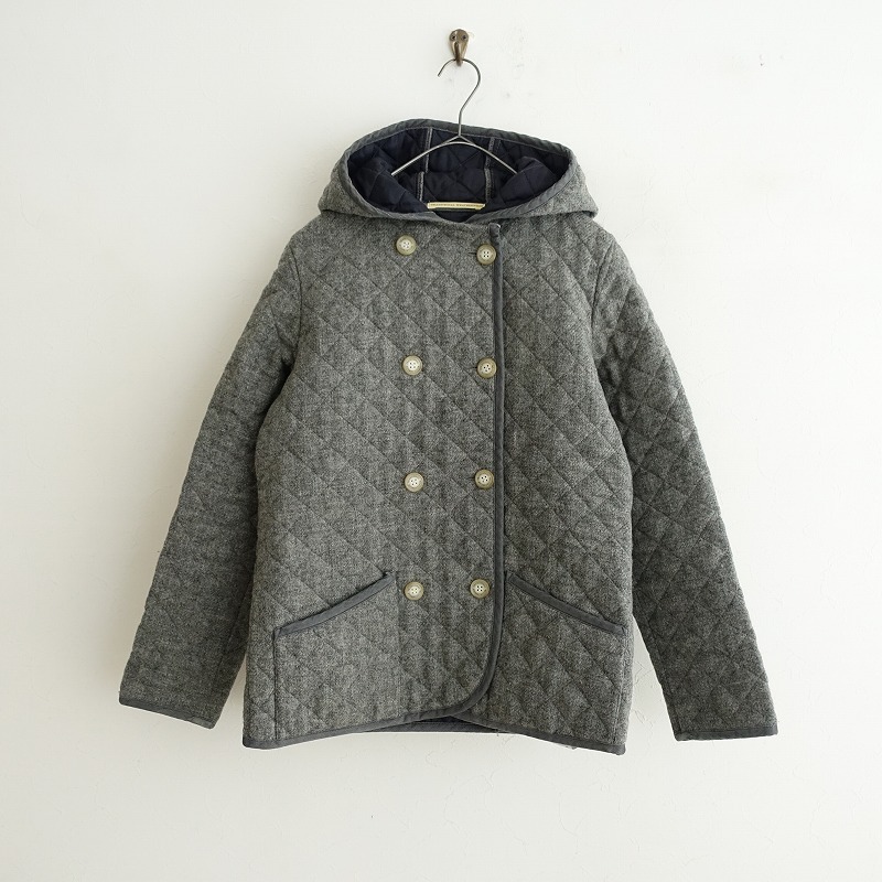 トラディショナルウェザーウェア Traditional Weatherwear *キルティングジャケット*36毛グレー中綿上著(jk25-2501-502)【81B52】
