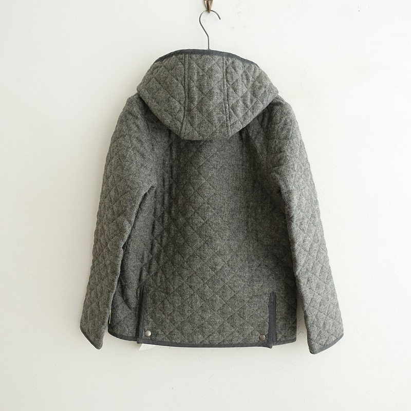トラディショナルウェザーウェア Traditional Weatherwear *キルティングジャケット*36毛グレー中綿上著(jk25-2501-502)【81B52】