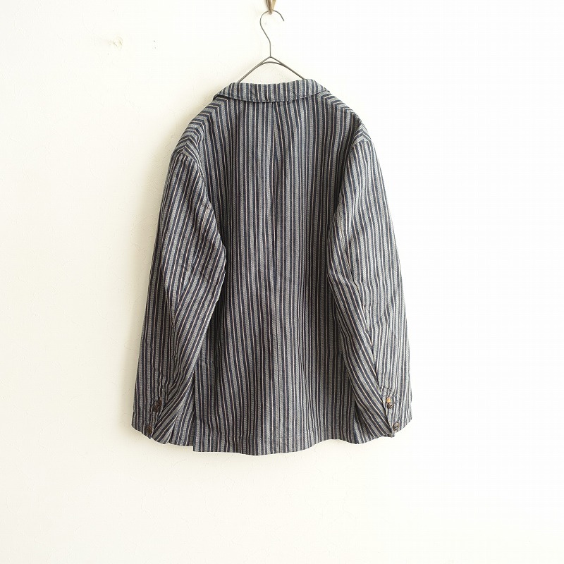 [ мужской / обычная цена 8.5 десять тысяч ]45R four ti пять a-ru* весна хлопок твид. 908... жакет *3 хлопок темно-синий верхняя одежда (jk25-2501-540)[91B52]