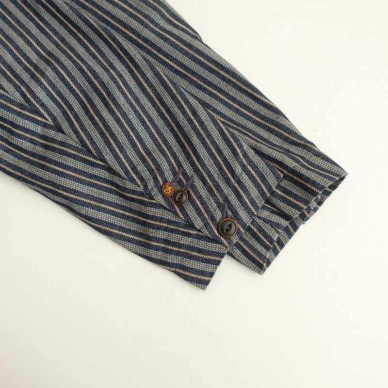 [ мужской / обычная цена 8.5 десять тысяч ]45R four ti пять a-ru* весна хлопок твид. 908... жакет *3 хлопок темно-синий верхняя одежда (jk25-2501-540)[91B52]