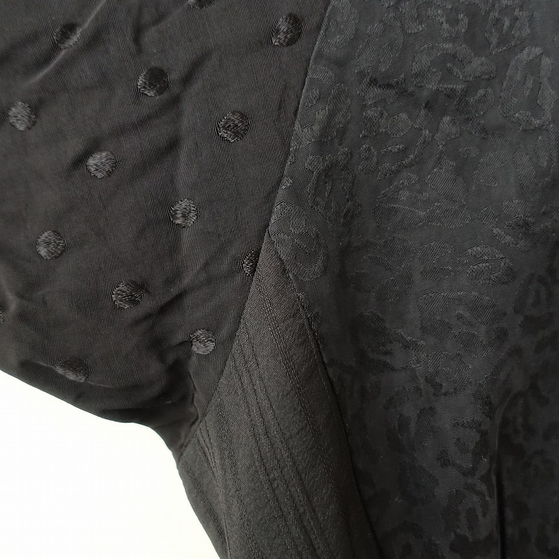 イアパピヨネ ear PAPILLONNER *レオパード&ドット&ストライプジップアップブルゾン*Fジャンパージャケット(jk33-2501-440)【91B52】