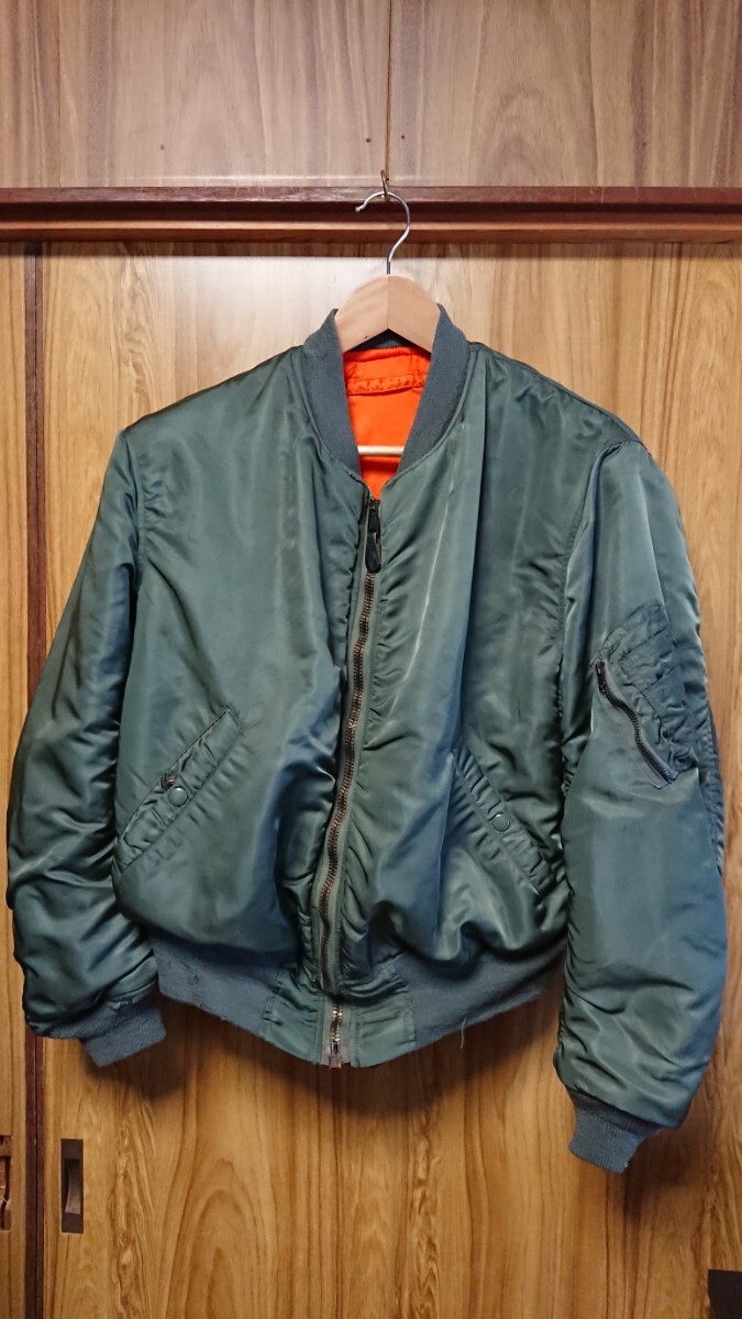 米軍 68年製 ALPHA MA-1 フライトジャケット 8279D 略し 復刻】 米軍 68年製 ALPHA MA-1 フライトジャケット 8279D 略し 復刻】